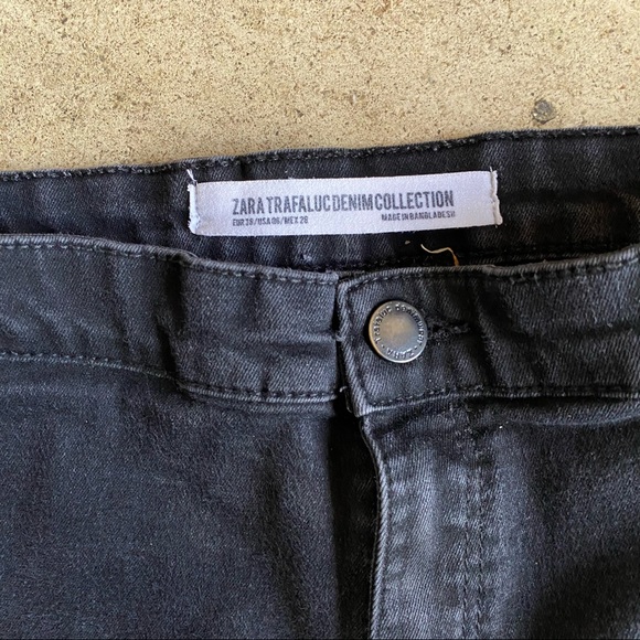 Zara Super Skinny Jeans with Red Retro Stripes Sz6 - Picture 2 of 4